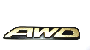 View Deck Lid Emblem. Hatch Emblem. Door Panel. LETTER MARK AWD (Right, Back). Full-Sized Product Image 1 of 2